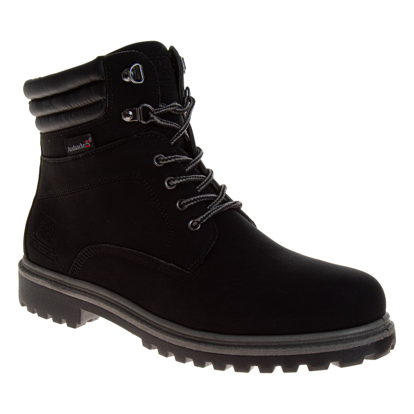 Avalanche Men’s Lace-Up Ankle Boots – Rugged Casual Outdoor Boots with Cushioned Sole