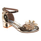 Badgley Mischka Girls Block Heel Dress Shoes with Embellished Bow (Little Kid–Big Kid)