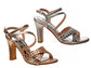 Badgley Mischka Girls' Dress Heel Sandals, Rhinestone Strappy Party Shoes for Weddings and Special Occasions (Little Kid/Big Kid)