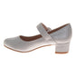 Badgley Mischka Dress Shoes for Girls - Classic Formal Dressy Comfortable Style (Little Kid / Big Kid)