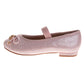 Badgley Mischka Dress Shoes for Girls Elegant Glitter Finish Classic Formal (Little Kids / Big Kids)