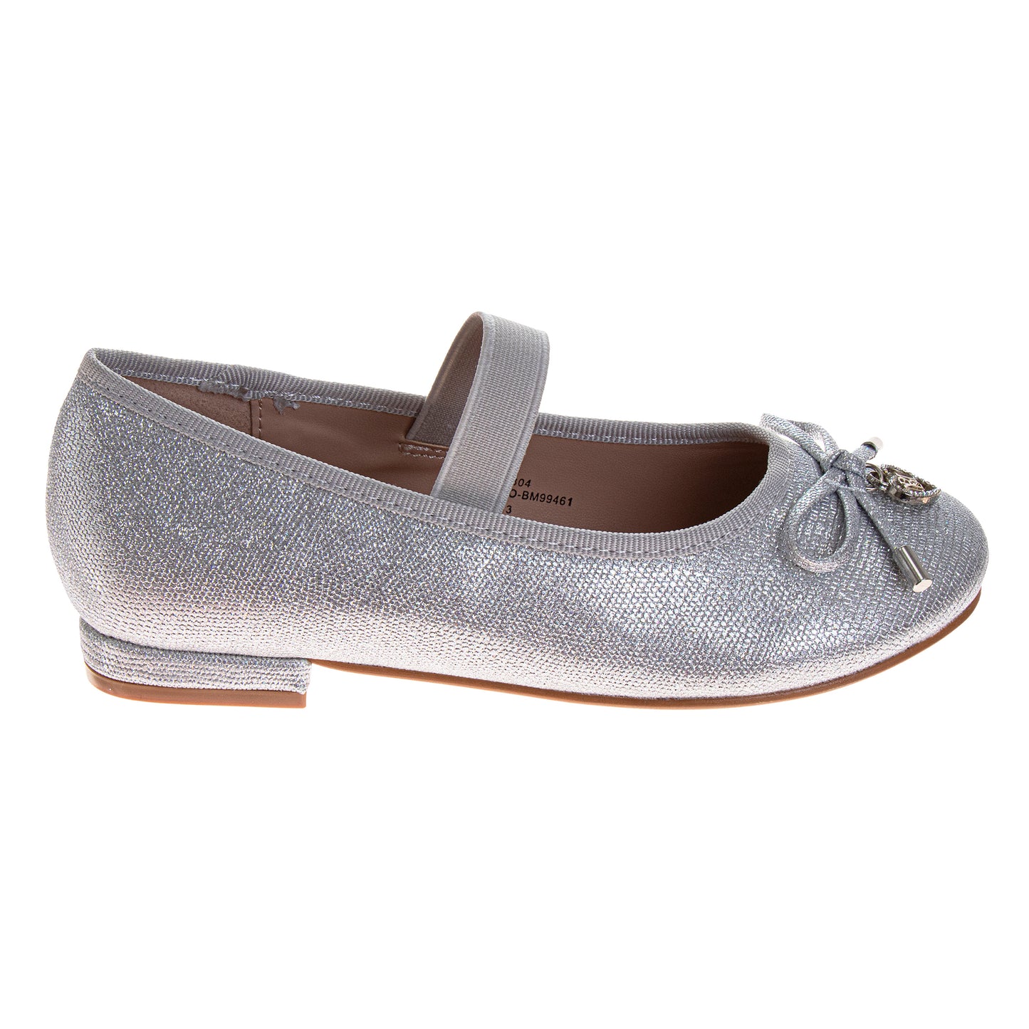 Badgley Mischka Dress Shoes for Girls Elegant Glitter Finish Classic Formal (Little Kids / Big Kids)