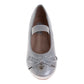 Badgley Mischka Dress Shoes for Girls Elegant Glitter Finish Classic Formal (Little Kids / Big Kids)