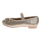 Badgley Mischka Dress Shoes for Girls Elegant Glitter Finish Classic Formal (Little Kids / Big Kids)