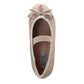 Badgley Mischka Dress Shoes for Girls Elegant Glitter Finish Classic Formal (Little Kids / Big Kids)