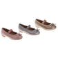 Badgley Mischka Dress Shoes for Girls Elegant Glitter Finish Classic Formal (Little Kids / Big Kids)