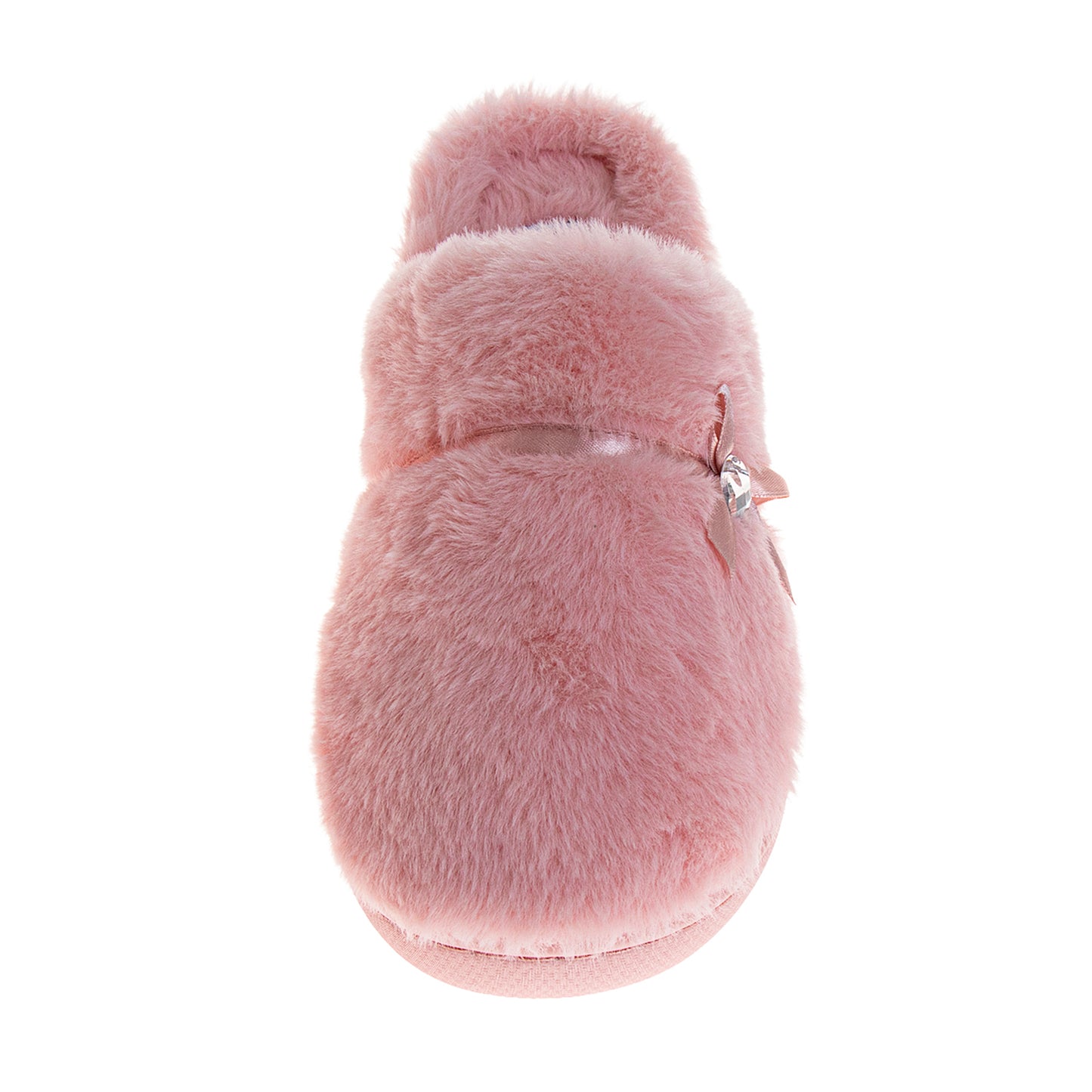 Badgley Mischka Slippers for Women - Classic Sparkling Brooch Comfortable Style (Adults)
