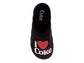 Coca-Cola Diet Coke Women’s Plush Slide Slippers – Black I Heart Coke Glitter Graphic Cozy Indoor House Shoes (Adults)