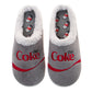 CocaCola COKE Logo Casual Slippers for Men  Cozy SoftLined Warm Indoor Comfort Shoes (Adult)