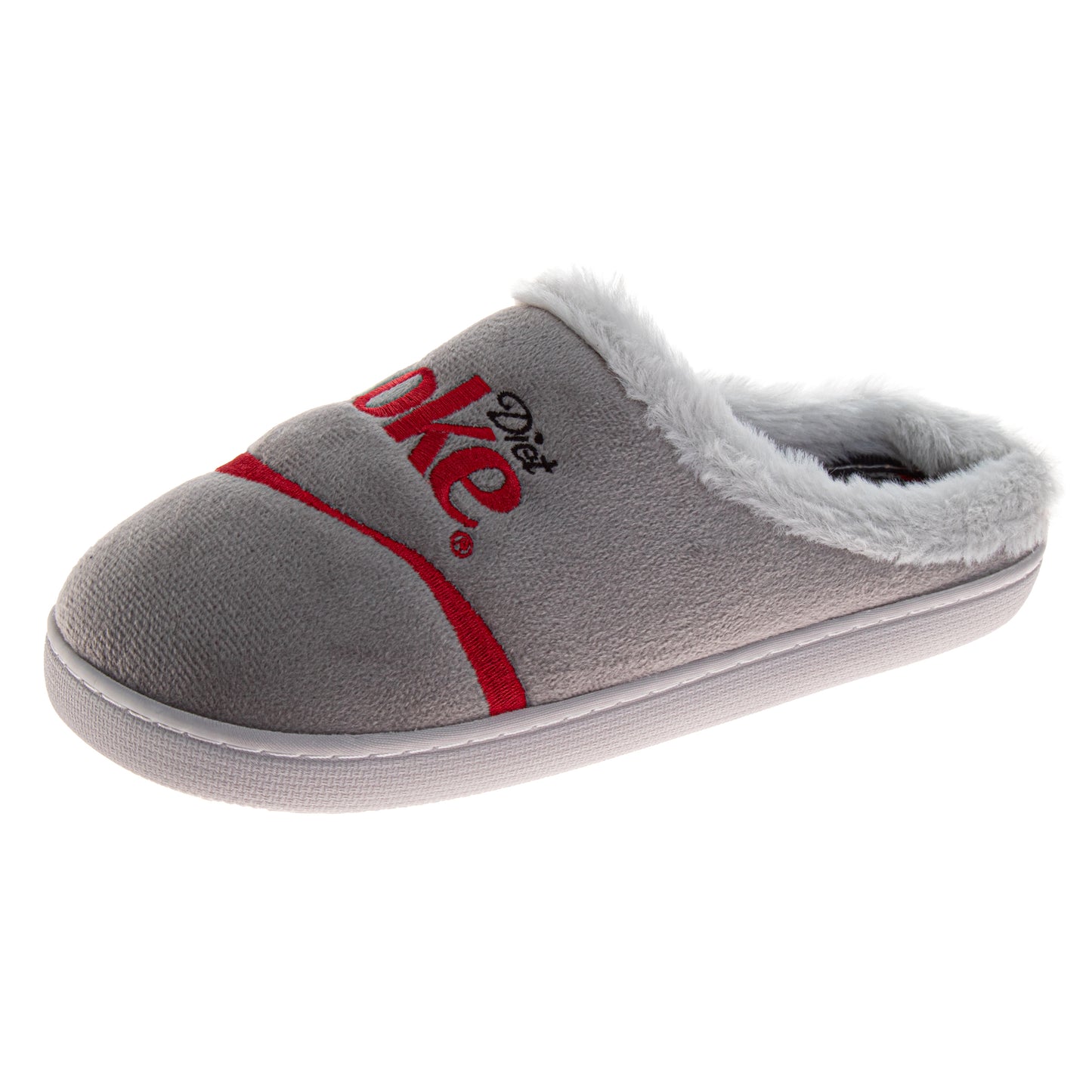CocaCola COKE Logo Casual Slippers for Men  Cozy SoftLined Warm Indoor Comfort Shoes (Adult)