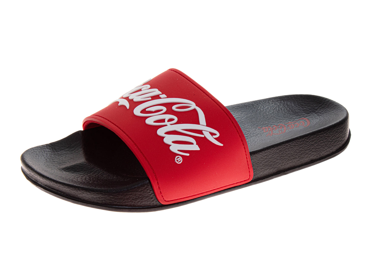 CocaCola Classic Logo Casual Sandals for Men  Cozy SoftLined Indoor Relaxation Footwear (Adult)