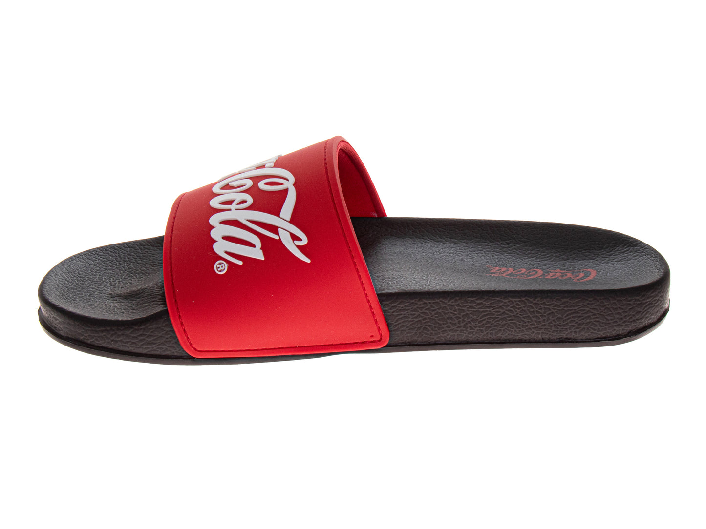 CocaCola Classic Logo Casual Sandals for Men  Cozy SoftLined Indoor Relaxation Footwear (Adult)