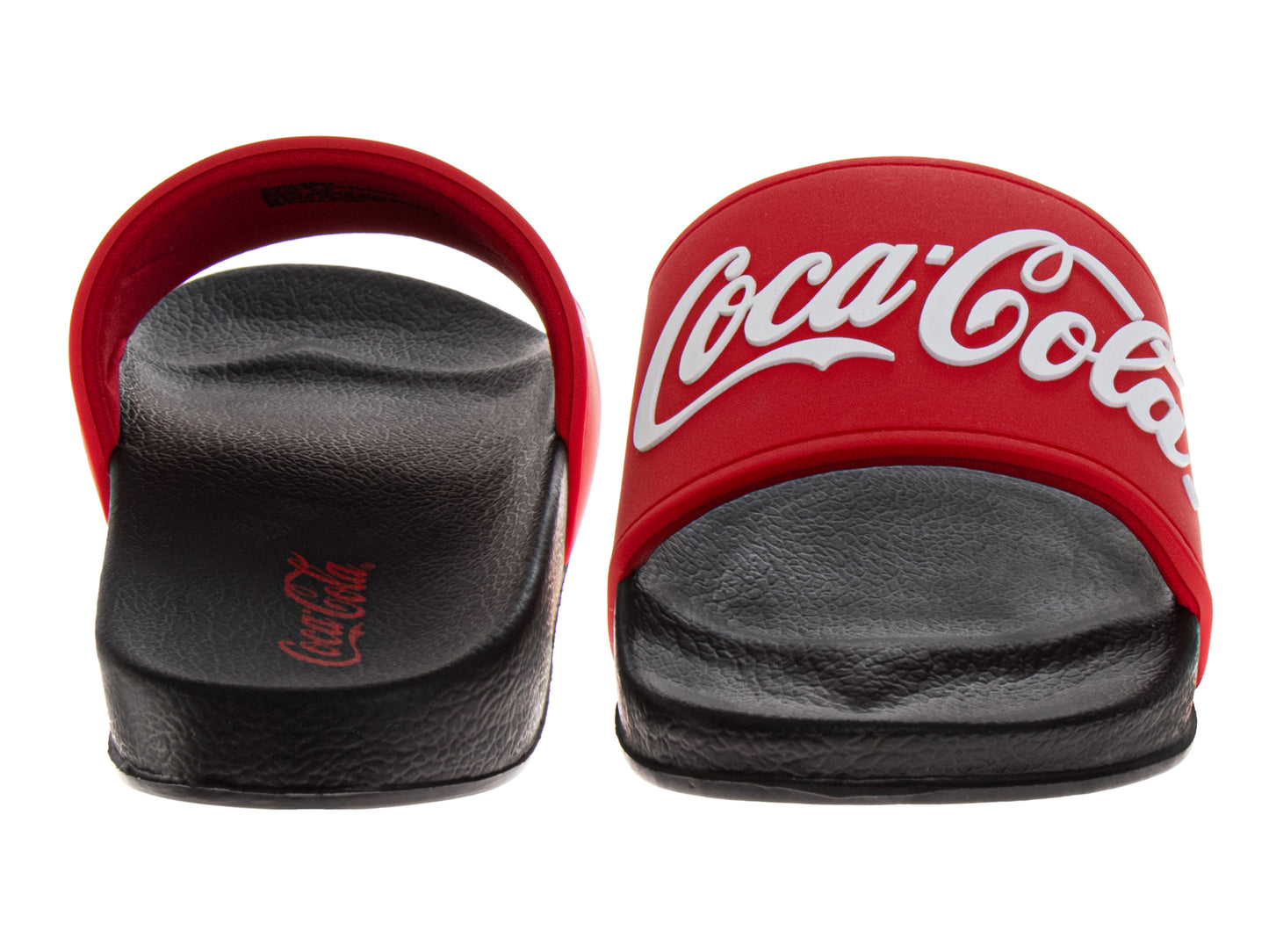 CocaCola Classic Logo Casual Sandals for Men  Cozy SoftLined Indoor Relaxation Footwear (Adult)