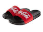 CocaCola Classic Logo Casual Sandals for Men  Cozy SoftLined Indoor Relaxation Footwear (Adult)