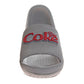 CocaCola COKE Logo Pillow Slides for Men  UltraSoft DualSize Comfort QuickDry Sandals (Adult)