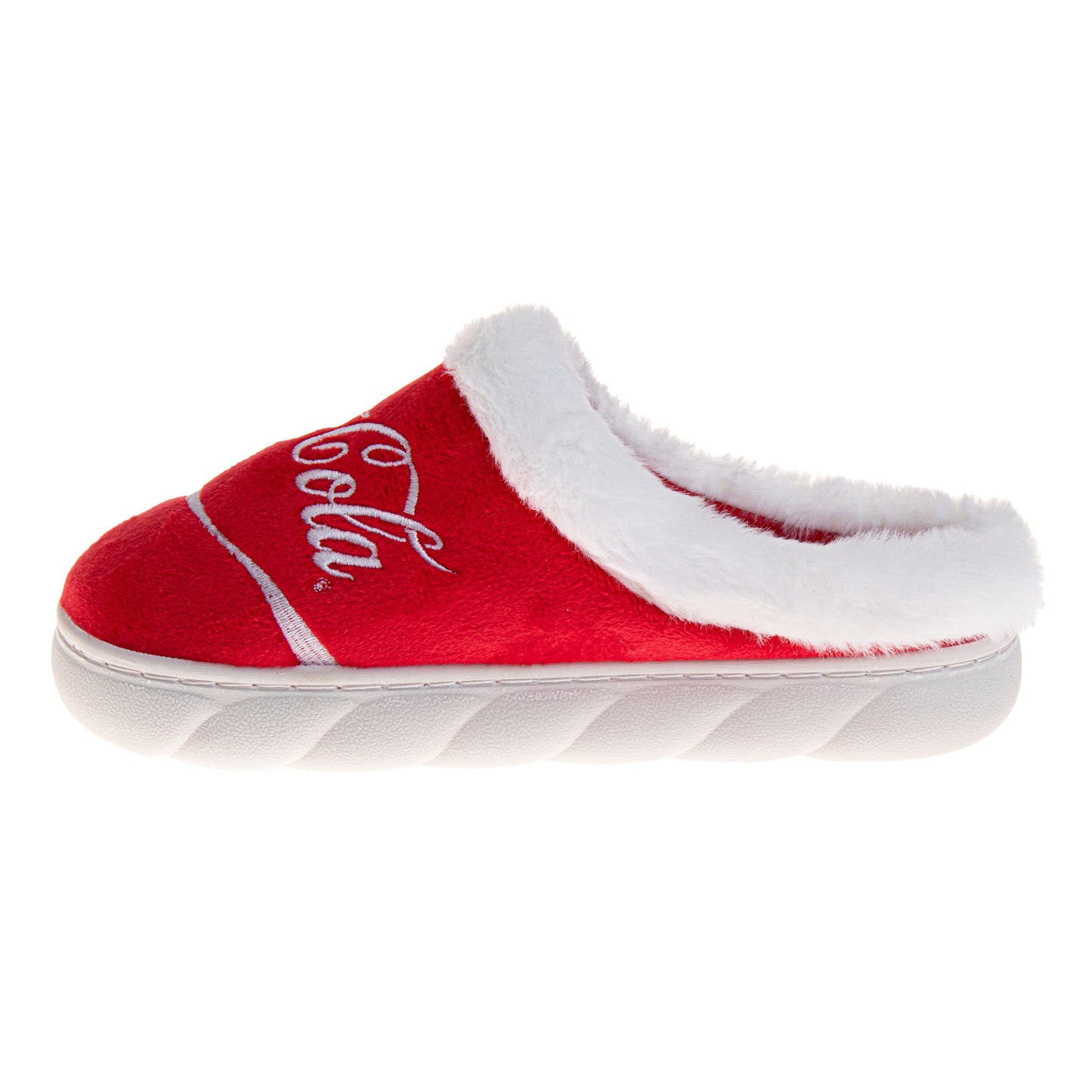CocaCola Classic Logo Casual Slippers for Women  Soft Cozy Stylish Indoor Comfort Footwear (Adult)