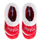 CocaCola Classic Logo Casual Slippers for Women  Soft Cozy Stylish Indoor Comfort Footwear (Adult)