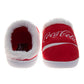 CocaCola Classic Script Casual Slippers for Men  Cozy SoftLined Warm Indoor Comfort Shoes (Adult)