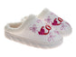 Coca-Cola Coke Women’s Cozy Plush Slide Slippers with Bow – Soft Cream House Shoes, Lightweight Indoor Comfort Bedroom Slippers (Adults)