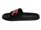 Coca-Cola Coke Men’s Slide Sandals – Black COKE Logo Slip-On Slides Extra Cushion Comfort Casual Slides (Adults)