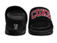 Coca-Cola Coke Men’s Slide Sandals – Black COKE Logo Slip-On Slides Extra Cushion Comfort Casual Slides (Adults)