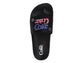 Coca-Cola Coke Men’s Slide Sandals – Black USA Flag Logo Slip-On Slides Extra Cushion Comfort Casual Slides 4th of July Independence (Adults)