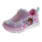 Gabby's Dollhouse Girls' Light-Up Sneakers, Hook and Loop Athletic Running Shoes for School, Play, and Everyday Wear (Toddler/Little Kid)