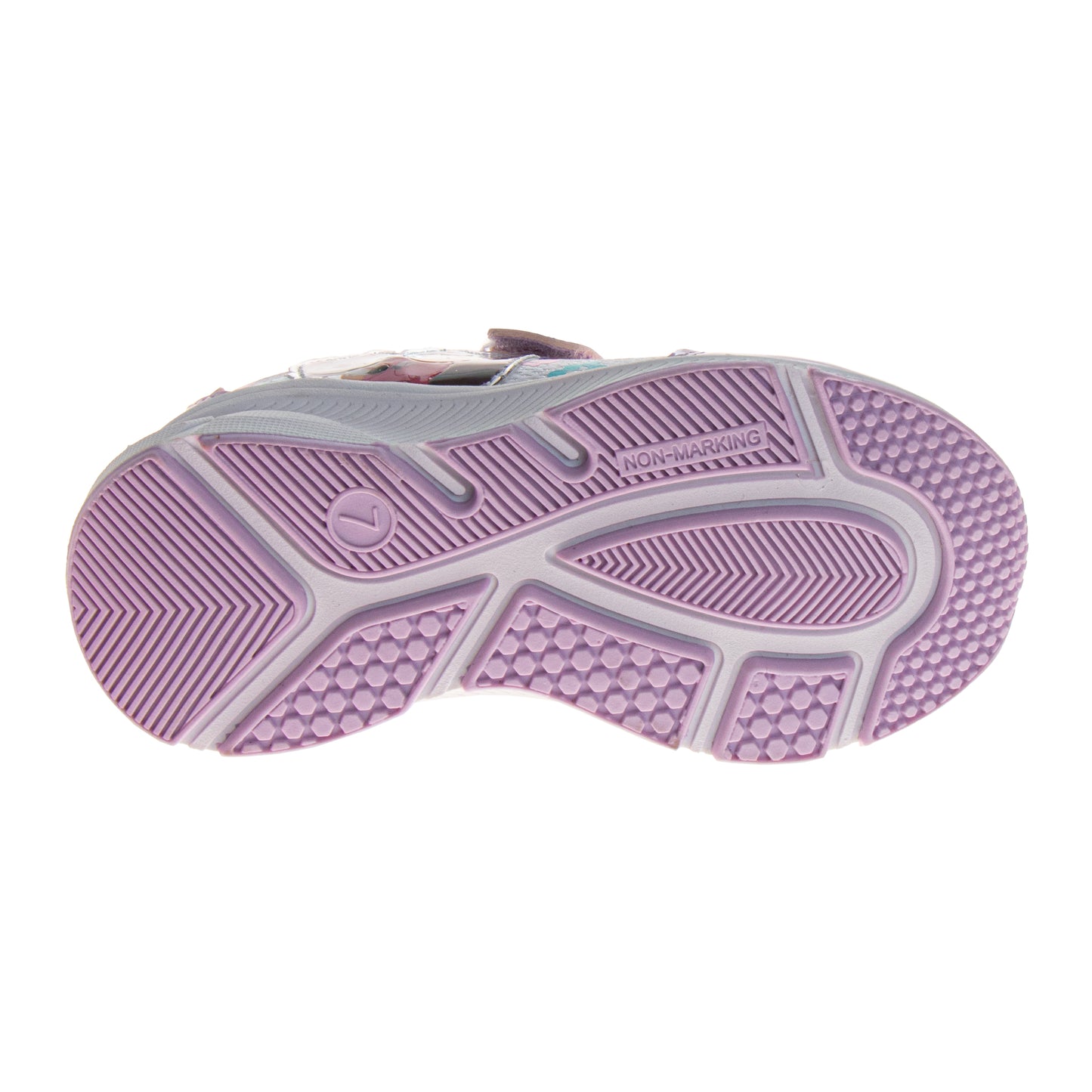 Gabby's Dollhouse Girls' Light-Up Sneakers, Hook and Loop Athletic Running Shoes for School, Play, and Everyday Wear (Toddler/Little Kid)
