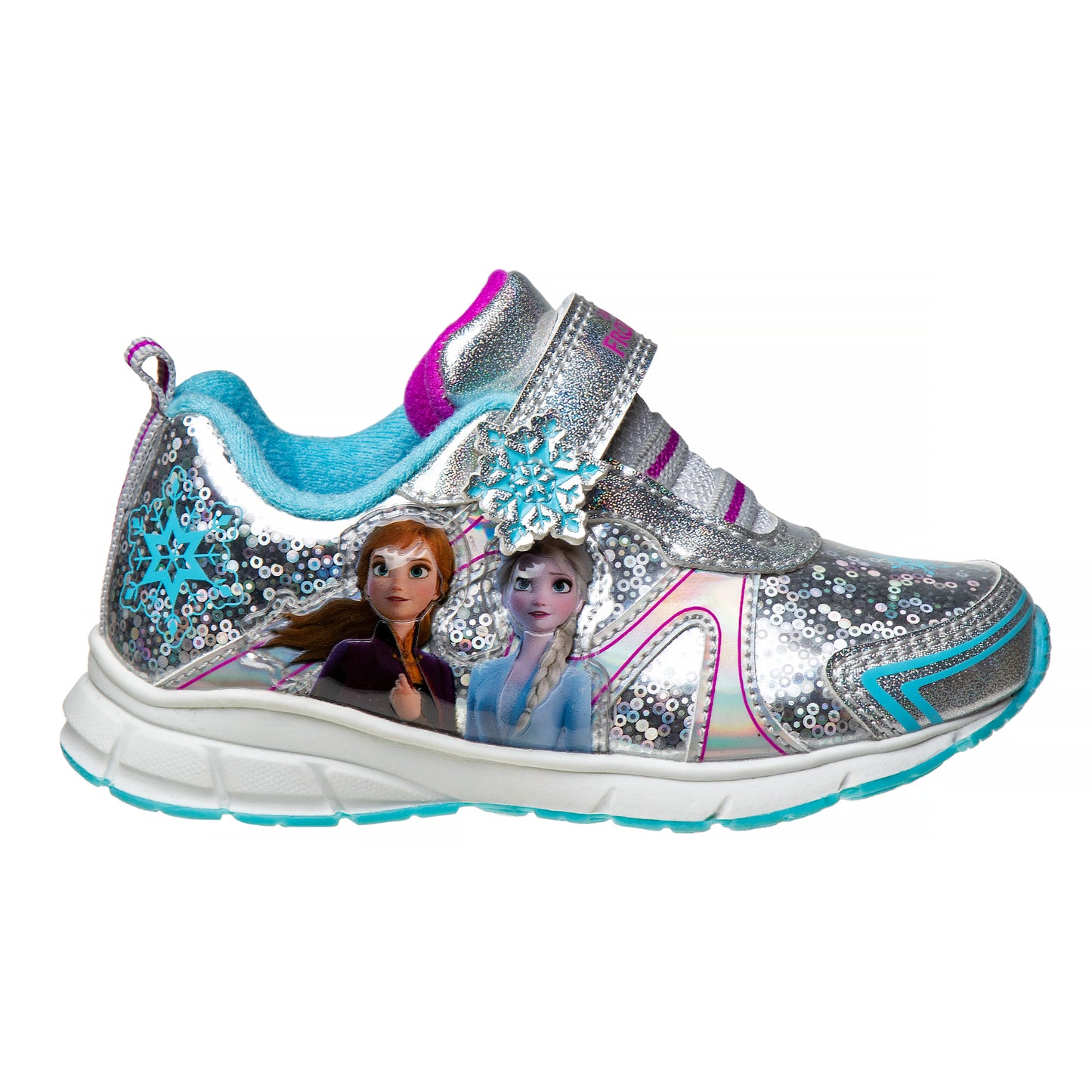 Disney Girl Frozen II hook and loop closure  Sneaker (Toddlers/Little Kids)