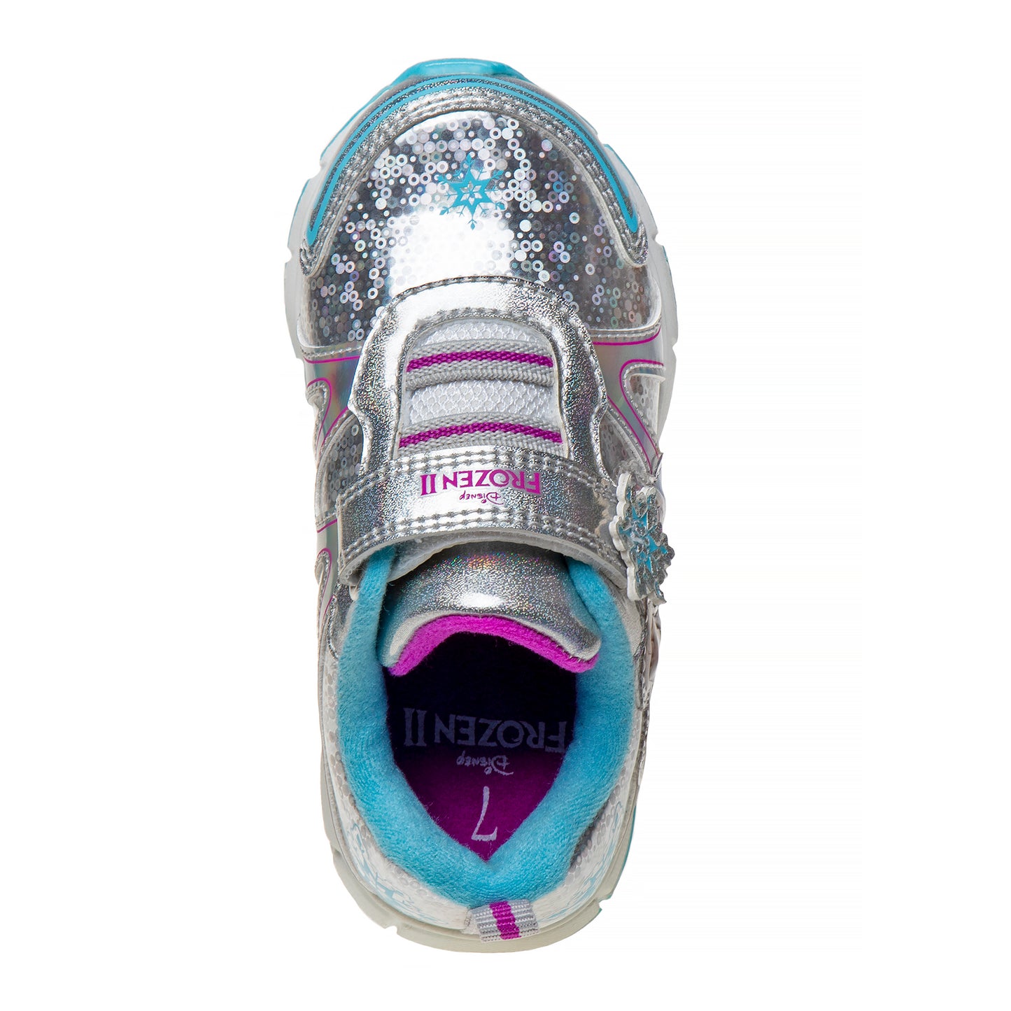 Disney Girl Frozen II hook and loop closure  Sneaker (Toddlers/Little Kids)