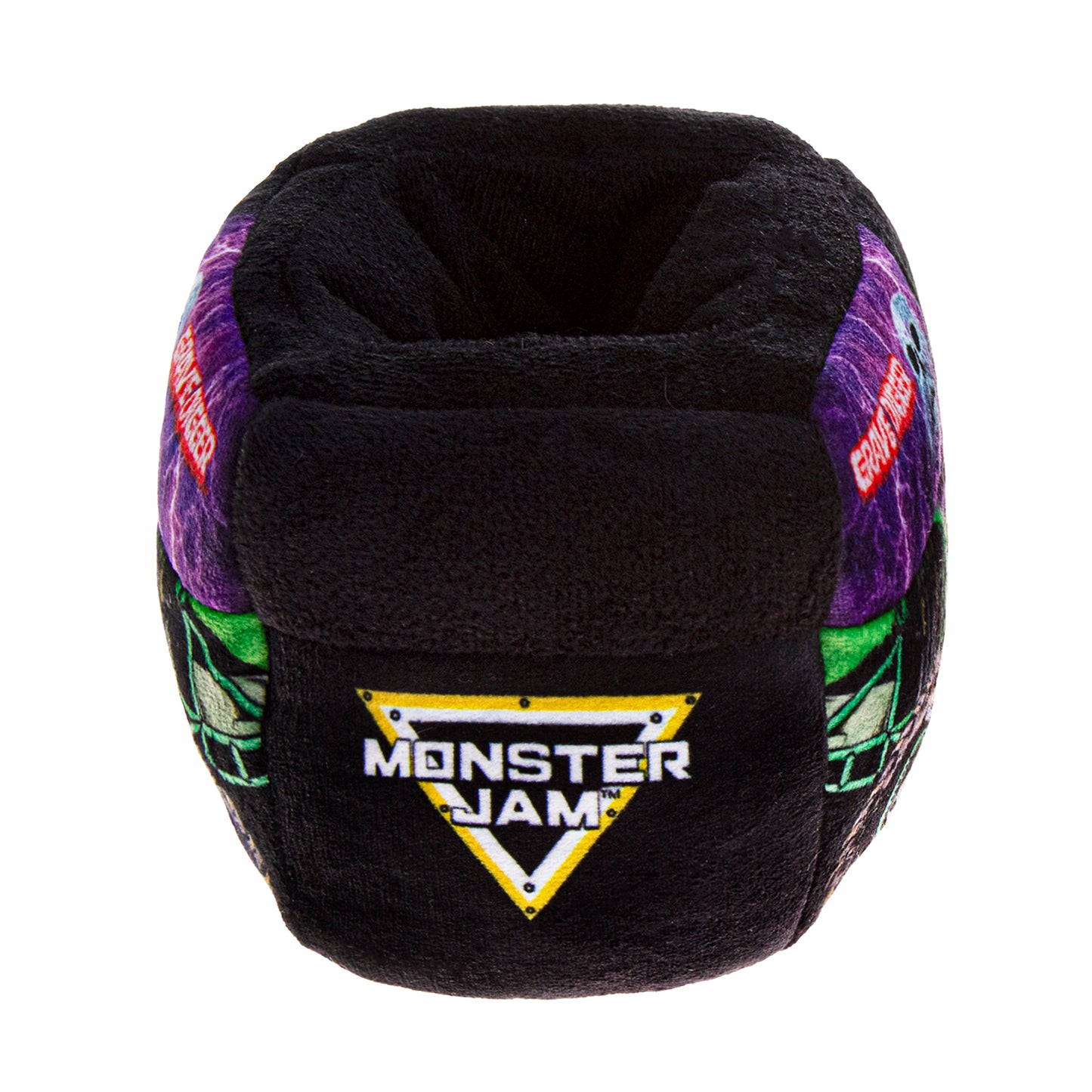 Monster Jam Grave Digger Kids 3D Slip-On Slippers Dual Sizes (Toddler / Little Kid)