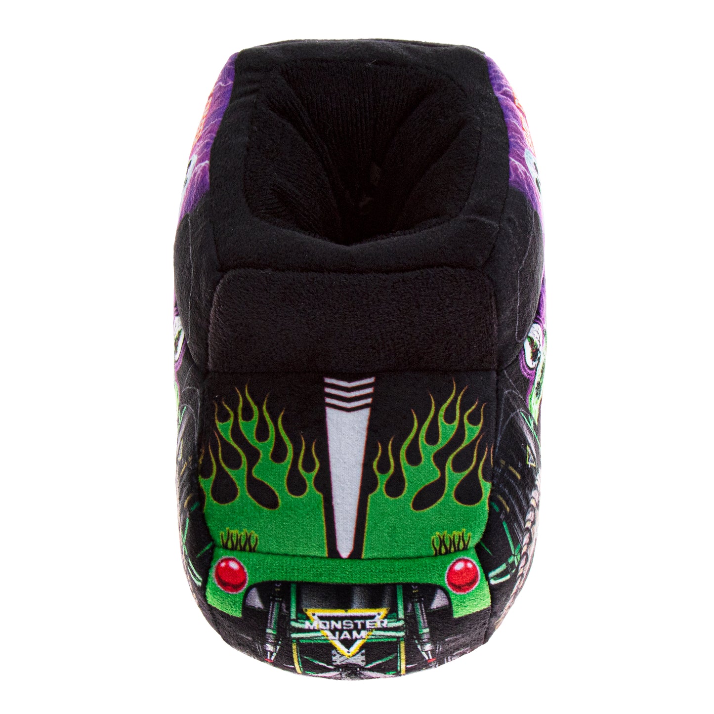 Monster Jam Grave Digger Kids 3D Slip-On Slippers Dual Sizes (Toddler / Little Kid)