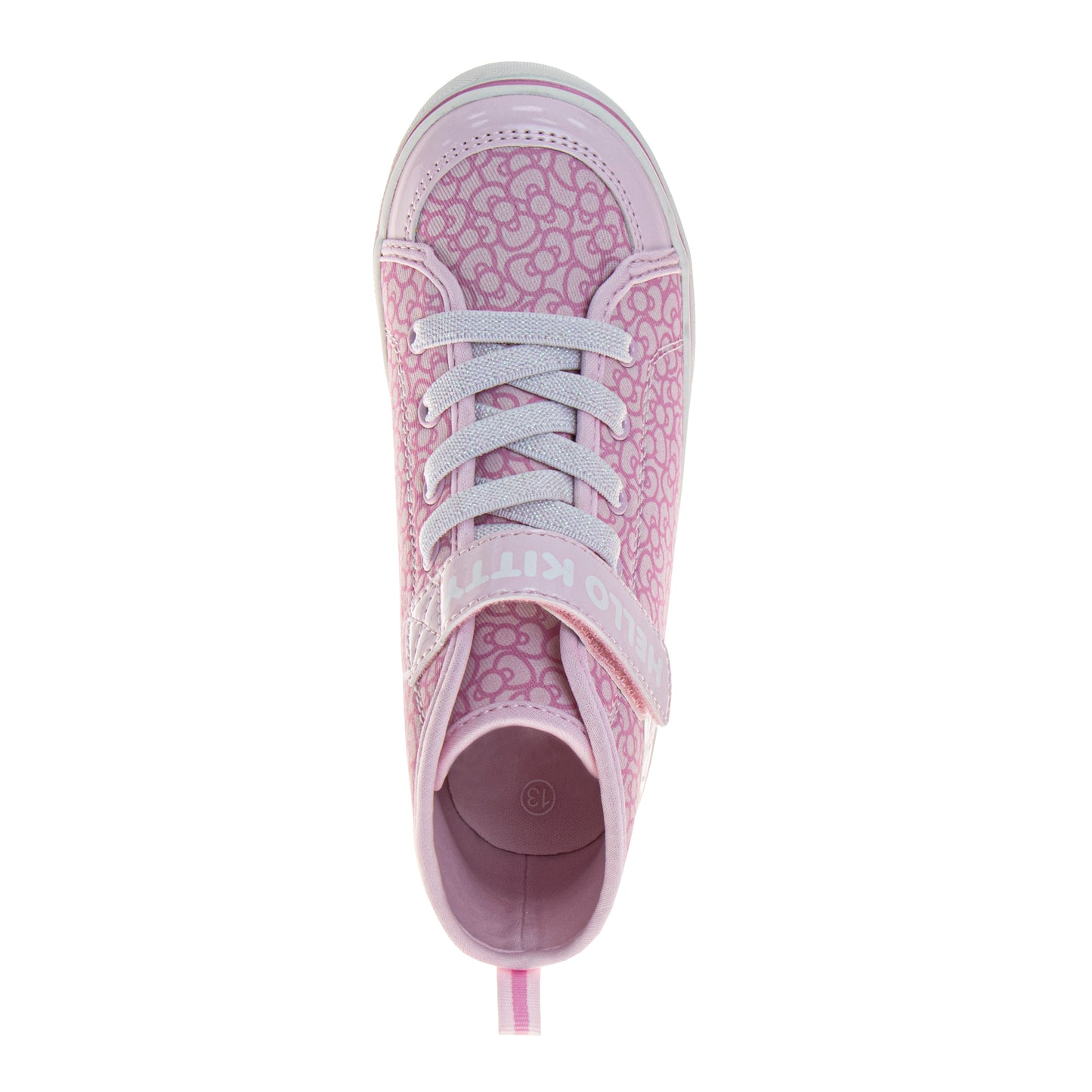 Sanrio Hello Kitty Sneakers for Girls  High Top Casual Comfortable Durable (Toddler / Little Kid)