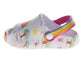 Crayola™ Kids Rainbow Graphic Clogs with Adjustable Heel Strap – Lightweight Slip-On Casual Shoes (Toddler)