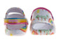 Crayola™ Kids Rainbow Graphic Clogs with Adjustable Heel Strap – Lightweight Slip-On Casual Shoes (Toddler)
