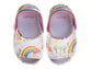 Crayola™ Kids Rainbow Graphic Clogs with Adjustable Heel Strap – Lightweight Slip-On Casual Shoes (Toddler)