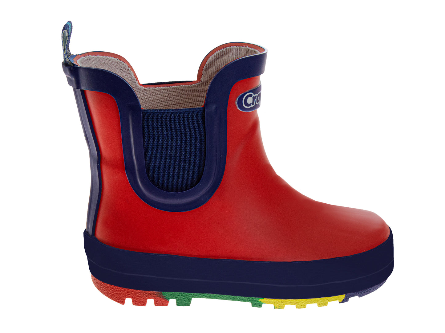 Crayola™ Kids Solid Rain Boots  Waterproof Pull-On Rubber Boots with Elastic Side Panels (Toddler/Little Kids)