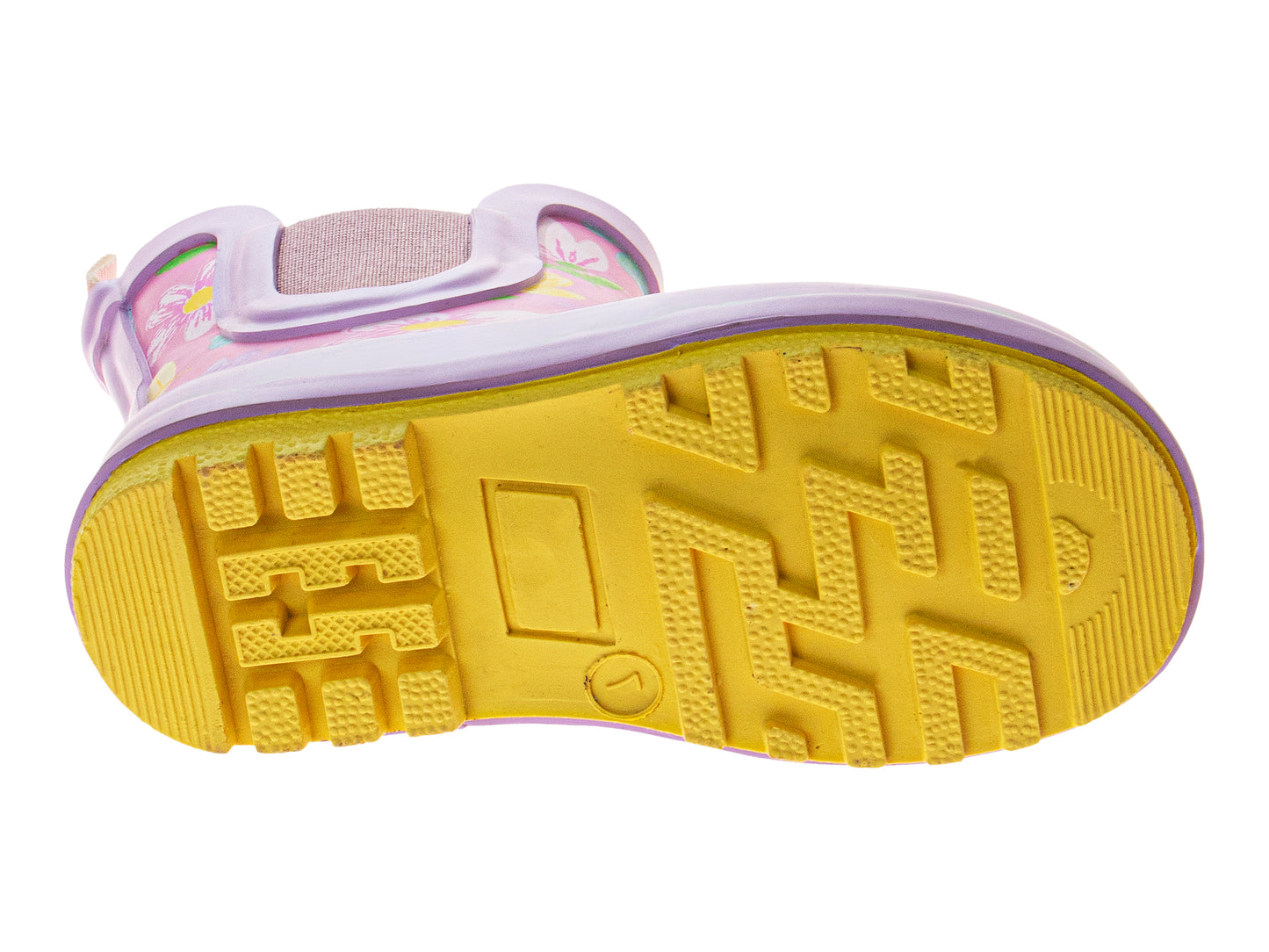 Crayola™ Girls Floral Rain Boots – Waterproof Slip-On Rubber Boots with Easy Pull Tabs (Toddler/Little Kids)
