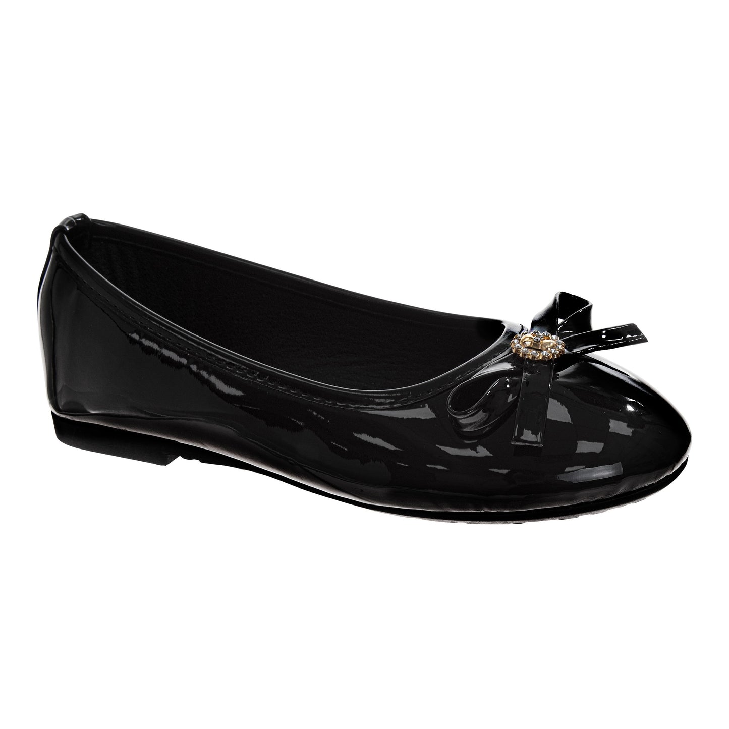 Kensie Girl Ballet Flats – Girls Bow Dress Shoes with Classic Slip-On Style (Litte Kid/Big Kid)