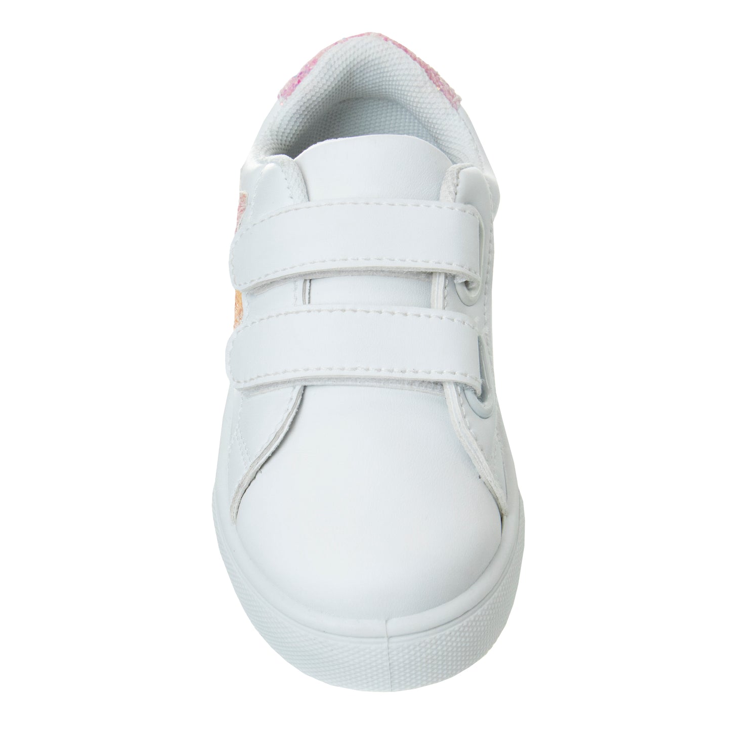 Kensie Girl Glittery Casual Sneakers Girls'  Easy Hook & Loop Stylish Everyday Wear Comfort Fit Fashionable (Little Kid / Toddler)