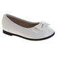 Laura Ashley Mary Jane Flats – Girls Bow Dress Shoes with Strap Closure  (Little Kid/Big Kid)