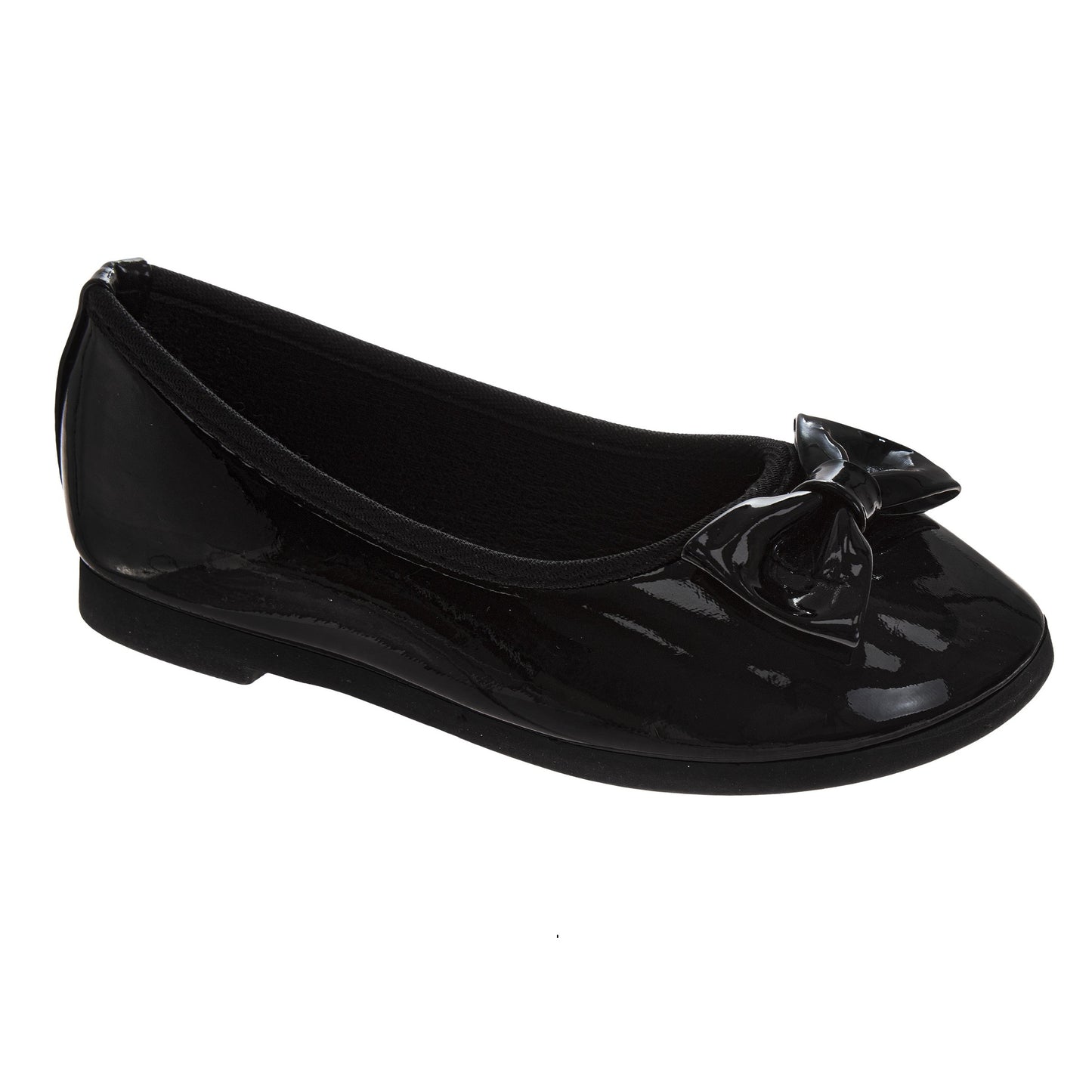 Laura Ashley Mary Jane Flats – Girls Bow Dress Shoes with Strap Closure  (Little Kid/Big Kid)