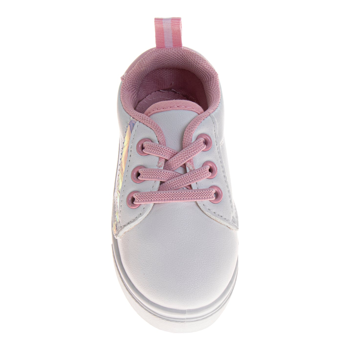 Laura Ashley Fashion Sneakers – Girls Hook-and-Loop Star Casual Shoes with Rainbow Charm Detail (Toddler) (Copy)