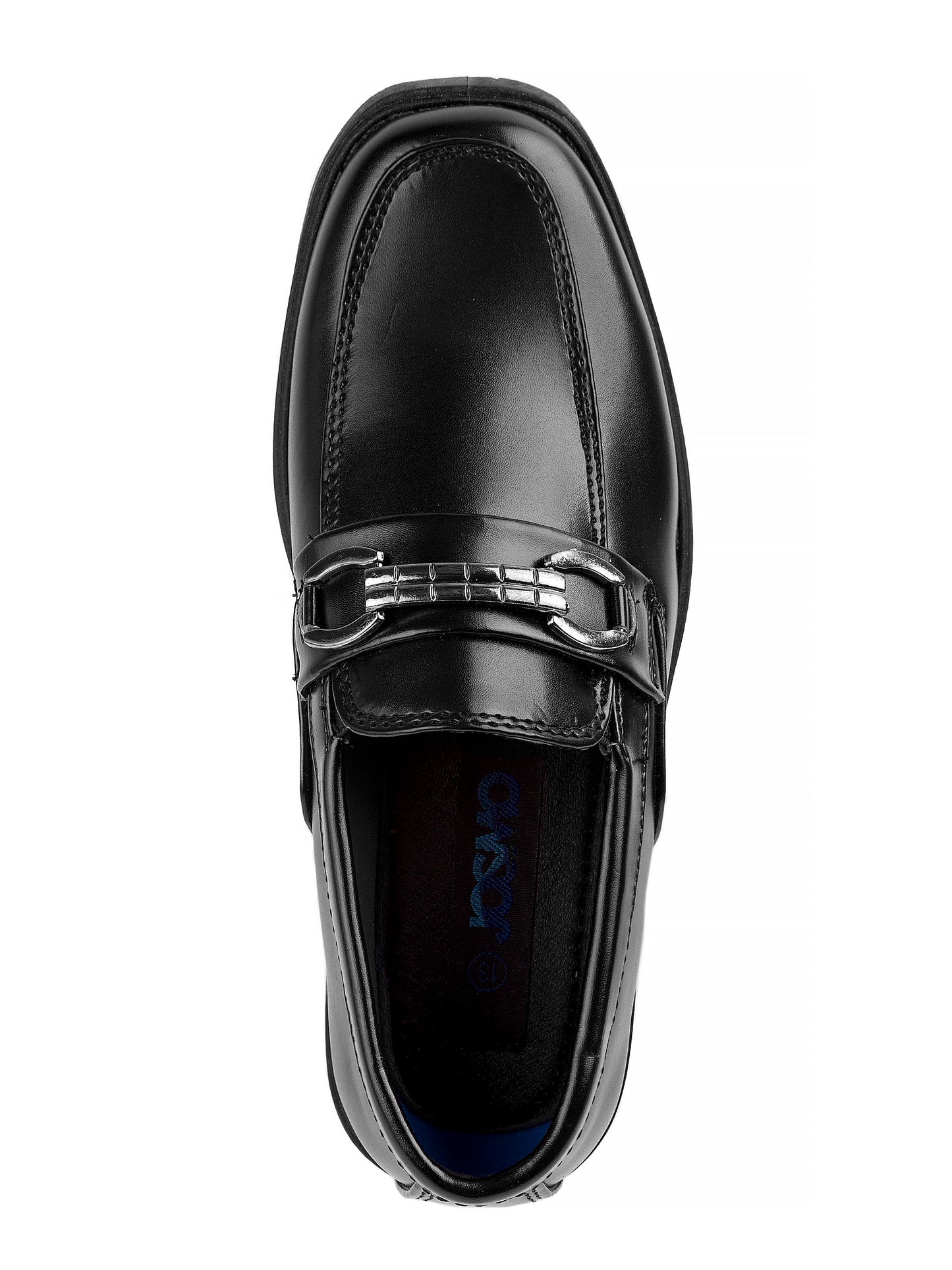 Josmo SlipOn Classic Oxford Dress Shoes Boys'  Easy Slipon Classic Oxford Formal Wear Comfort Fit Metal Accent (Big Kid)