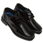 Josmo Boys' Sli pOn Classic Oxford Dress Shoes with Lace Up Closure (Big Kid)
