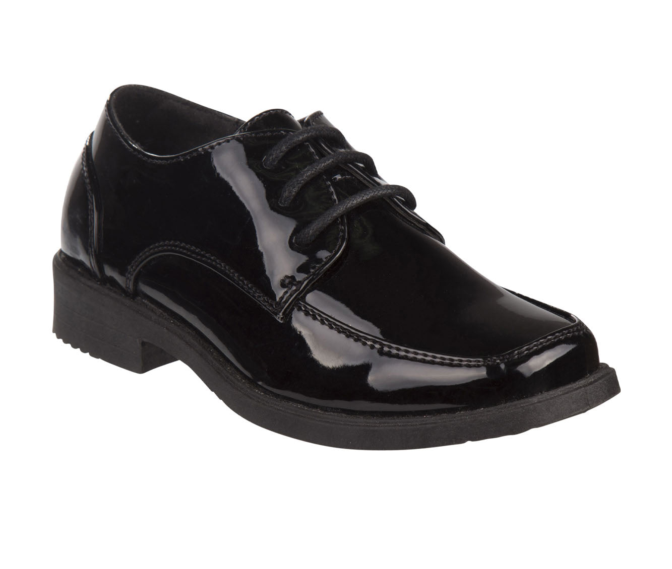 Josmo Boys' Sli pOn Classic Oxford Dress Shoes with Lace Up Closure (Big Kid)