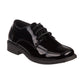 Josmo Boys' Sli pOn Classic Oxford Dress Shoes with Lace Up Closure (Big Kid)