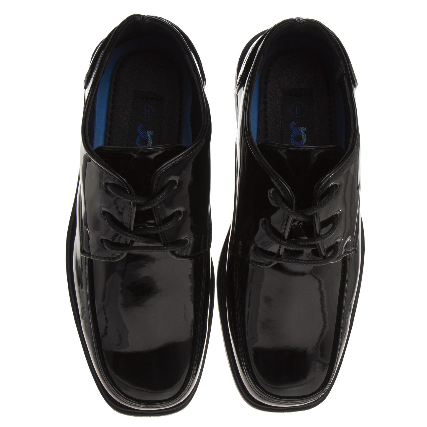 Josmo Boys' SlipOn Classic Oxford Dress Shoes with Lace Up Closure (Toddler/ Little Kid)