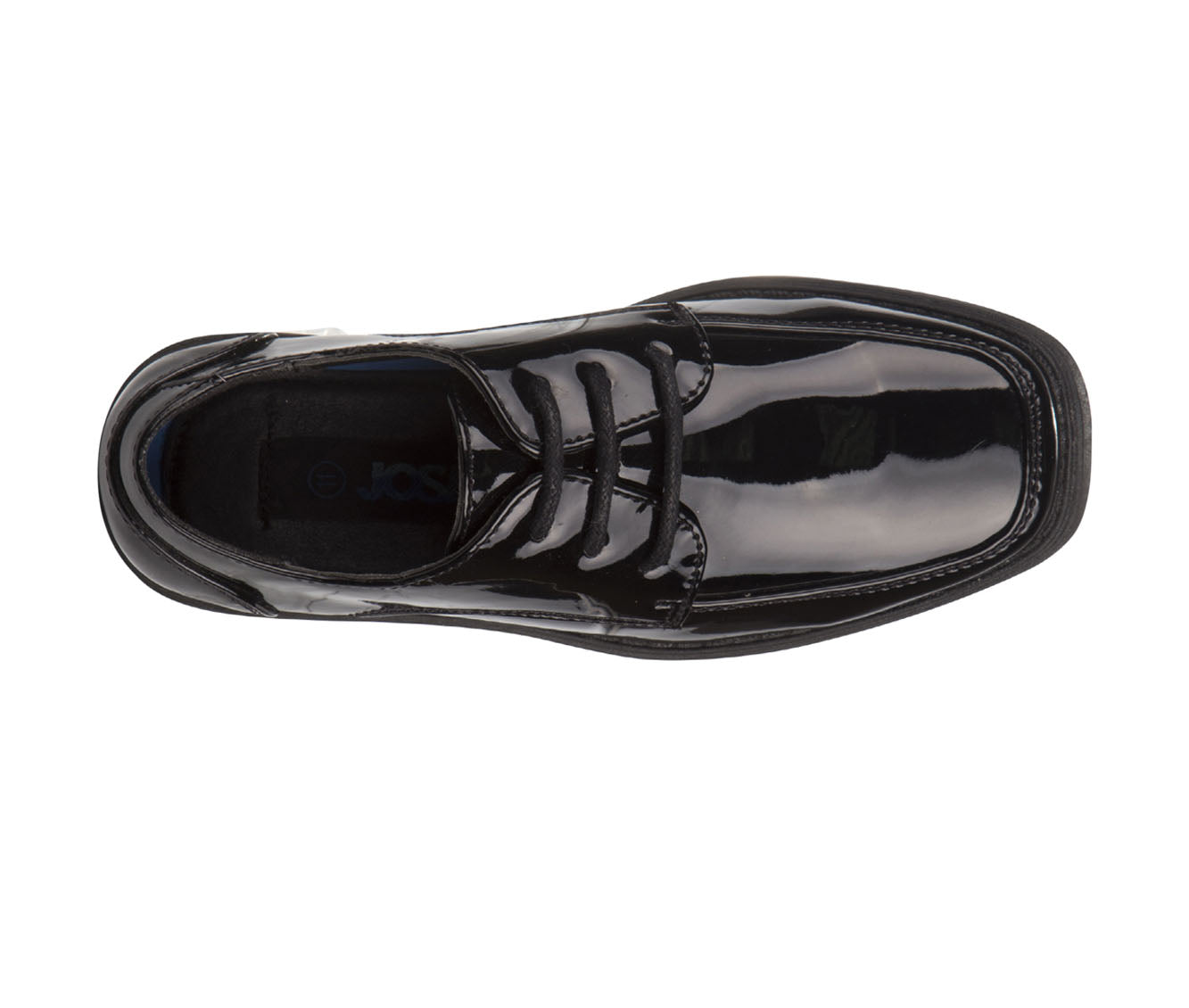Josmo Boys' SlipOn Classic Oxford Dress Shoes with Lace Up Closure (Toddler/ Little Kid)