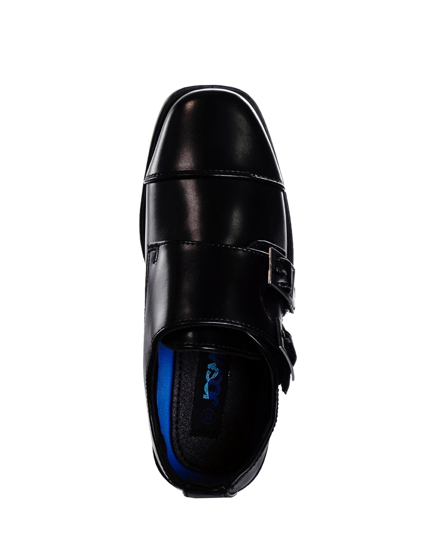Josmo Boy’s Dress Shoes / Hook and Loop Double Monk Strap Cap Toe Oxford Loafers (Big Kid)